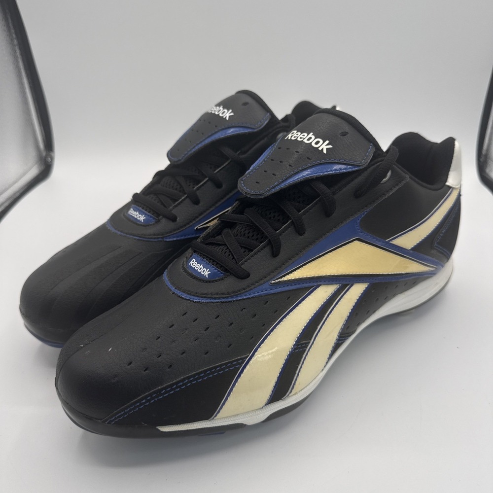 Men's Reebok Baseball Cleats Mid Top Size 14  Ortholite Insoles- Etc. Lining